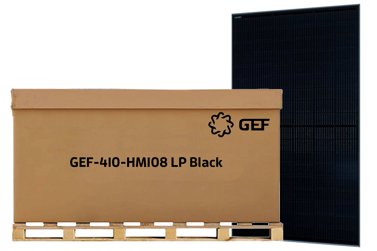Aurinkopaneelilava GEF-410-HM108 LP Black huippuominaisuuksilla